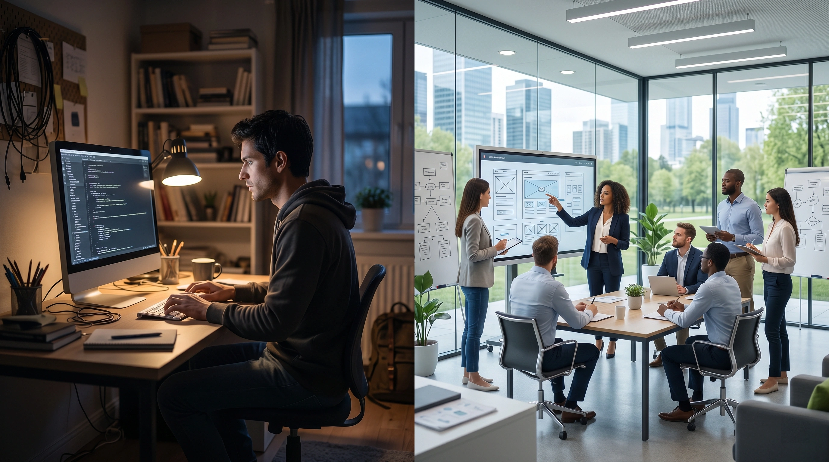 Freelancer vs Web Development Agency Comparison