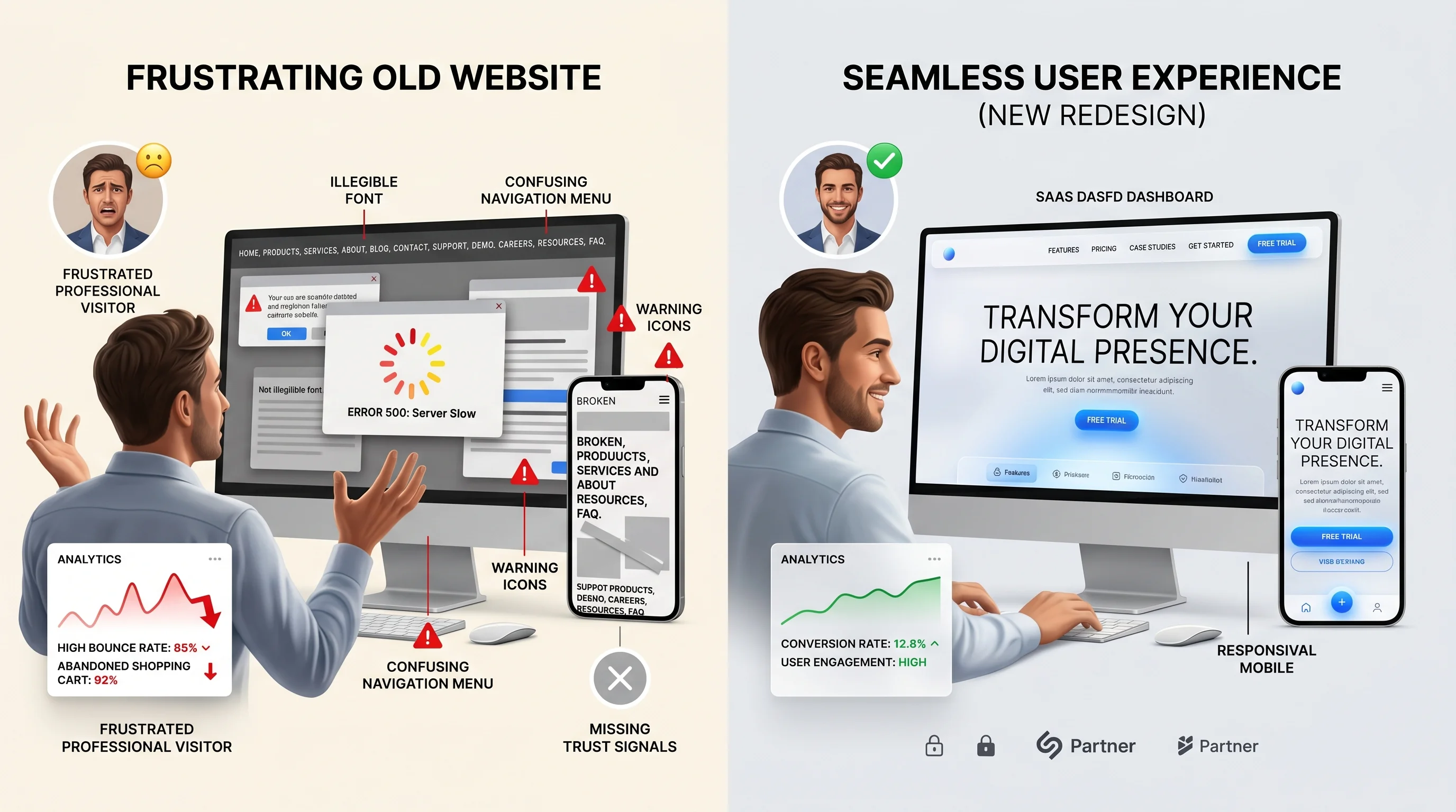 5 Website Mistakes That Make Customers Leave Instantly